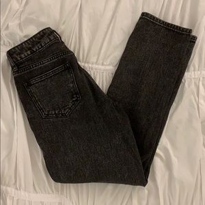 Pacsun Washed Black Mom Jeans